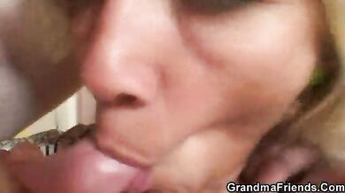 Mature Lady Banged by Two Young Guys