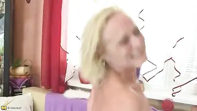 Mature Sara V Enjoys Her Toy Boy