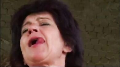 Granny's Outdoor Anal Adventure