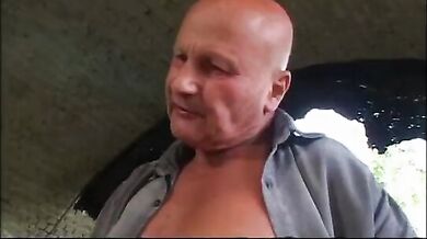 Granny's Outdoor Anal Adventure