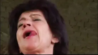 Granny's Outdoor Anal Adventure