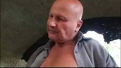 Granny's Outdoor Anal Adventure