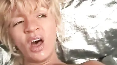 Mature Blonde Gets Ripe and Ready