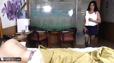 Mature Latina Lucia's Toy Play