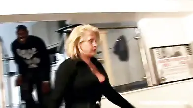 Mature Blonde Pays Rent