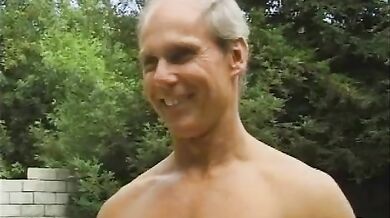 Outdoor Trampoline Threesome