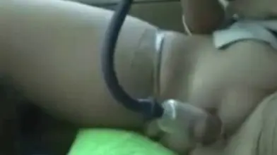 Wife's Naughty Car Masturbation