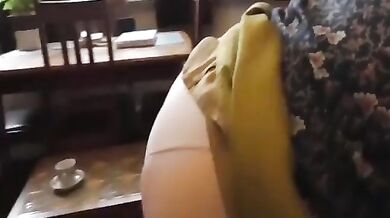 Mature MILF's Panty Upskirt