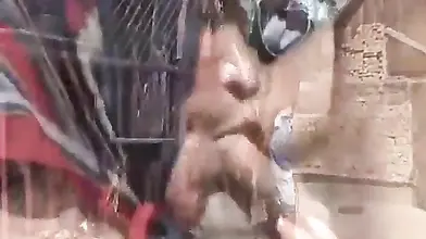 French Farmer's Grannie and Younger Boy