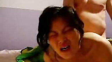 Thai Chick Screams for Facial
