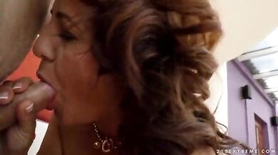 Granny's Sensual Massage Turns Steamy