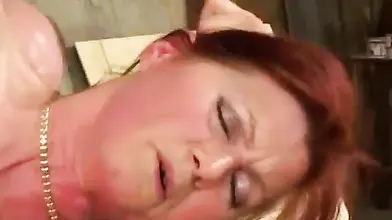 Redheaded Granny's Anal Adventure