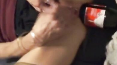 Mature Woman Toys Her Asshole