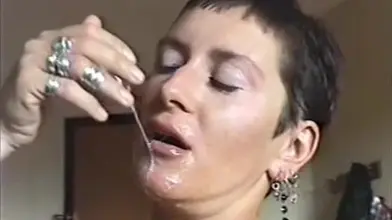 Mature Wife Facial Compilation