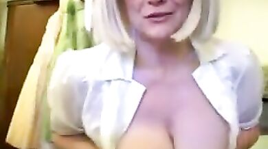 Mature Blonde MILF Fucked by Husband