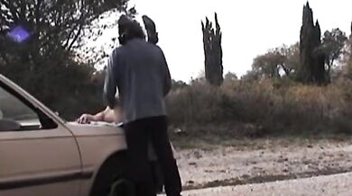 Wife's Outdoor Dogging Adventure