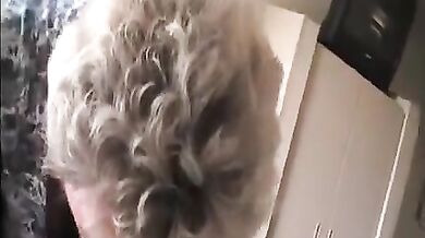 Mature Lady Enjoys a Milky Treat