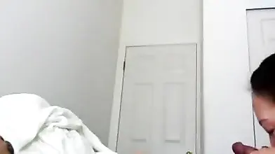 Asian Mature Gives Post-Massage Blowjob