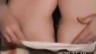 Wife in Skimpy White Suit