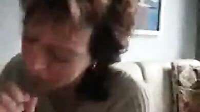 Mature Woman Swallows Jizz