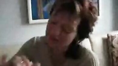 Mature Woman Swallows Jizz