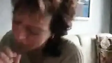 Mature Woman Swallows Jizz