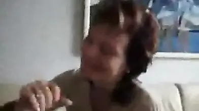 Mature Woman Swallows Jizz