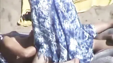 Mature Couples' Beach Encounter