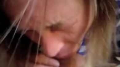 Mature Woman Enjoys Cum