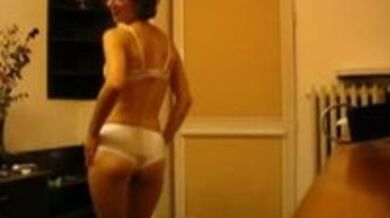 Hot Mature Wife's Bedroom Strip