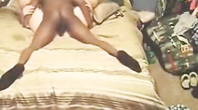 Hubby Watches Wife with Dark Bull