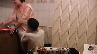 Mature Couple's Intimate Moment