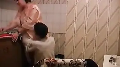 Mature Couple's Intimate Moment