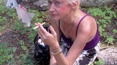 Mature Russian Woman Sucks Fat Chopper