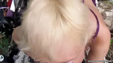 Mature Russian Woman Sucks Fat Chopper