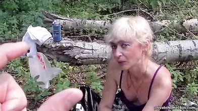 Mature Russian Woman Sucks Fat Chopper