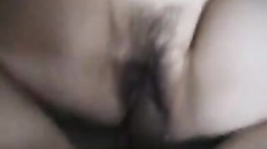 Hairy Korean Amateur Takes Hard Dick