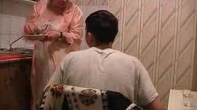 Co-ed Fucks BBW Grandma