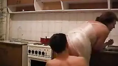 Co-ed Fucks BBW Grandma