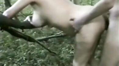 Swinger Wife Fucks Friend in the Forest