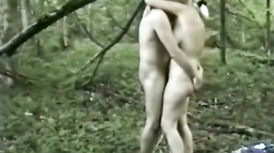Swinger Wife Fucks Friend in the Forest