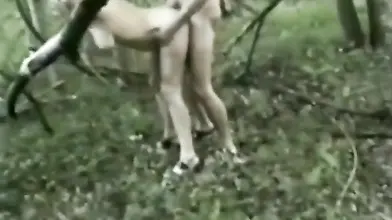 Swinger Wife Fucks Friend in the Forest