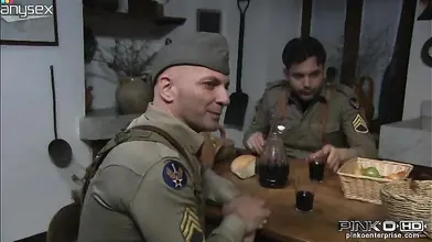 Soldier Boys Watch Busty Mature Ladies