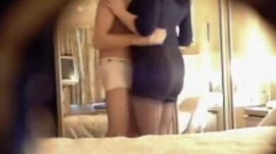 Mature Neighbor Caught Cheating on Hidden Cam