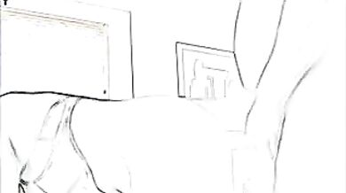 Mature Couple's Passionate Doggy Style