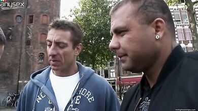 Blonde Seductress Charms Men with Her Assets