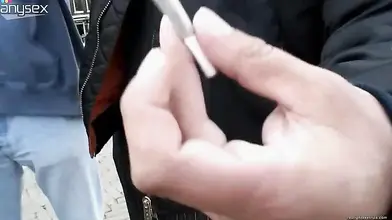 Blonde Seductress Charms Men with Her Assets