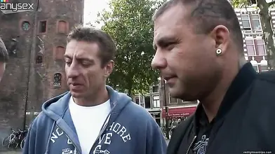 Blonde Seductress Charms Men with Her Assets