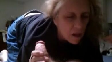 Mature Grandma Swallows