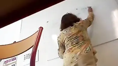 Sexy Teacher Caught on Camera